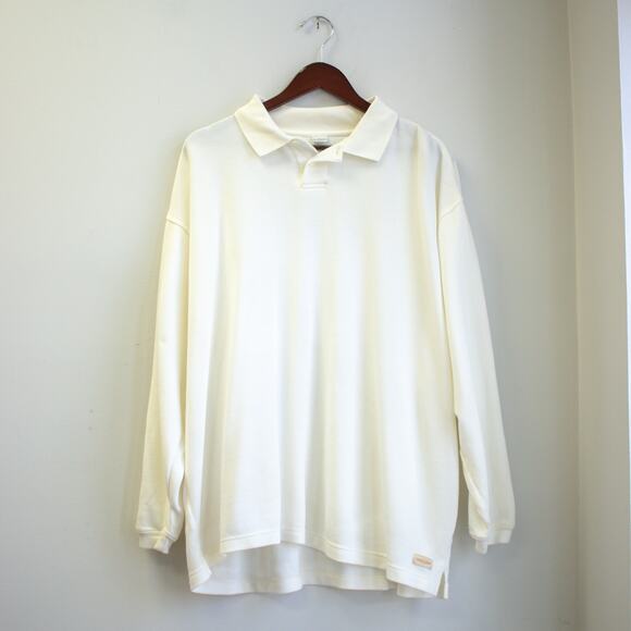 Vintage Long Sleeve Polo Size Large - Picture 1 of 8